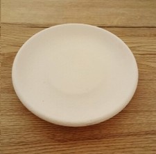 S-3161 -  Schrühware - Keramik-Rohling - Teller mit Steinstruktur - Untersetzer