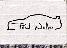 Paul Walker  Auto Aufkleber