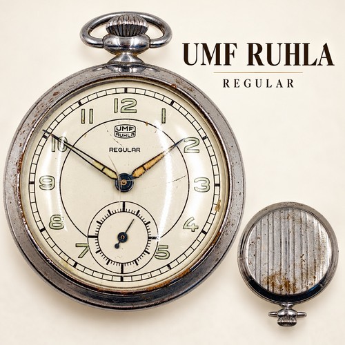 Umf ruhla regular - ruhla, taschenuhr