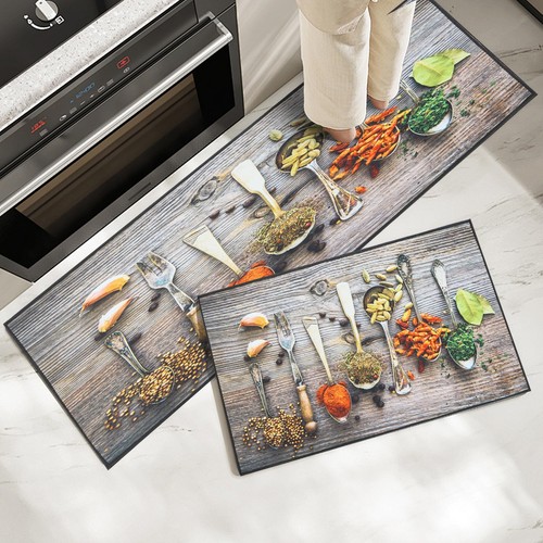 Kitchen rugs set non - rugs, slip