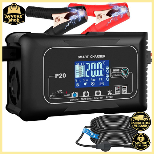 Autobatterie ladegerät 20a - ladegerät,