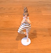 Yoga Engel, weiß-gold