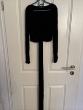 Shein Wickeljäckchen Schwarz