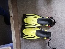 Tauchflossen Schnorchelflossen Gr. 36 gelb kurz
