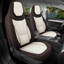 Schonbezüge Sitzbezüge für Renault Scenic 3 Bj 2009-16 in Braun/Beige C10