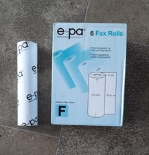 Thermo Faxrollen 210mm x 30m x 12mm , 6 Stück 