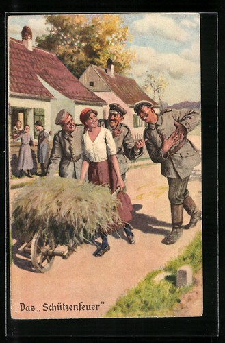 Künstler arthur thiele - künstler-ak,