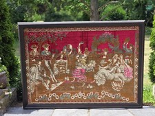 Wandteppich Gobelin Flamenco Tänzerin & Toreros 183×135 cm Vintage Bildteppich