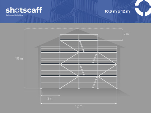 10x12m giebelwand neu - giebelwand,