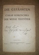 OSKAR  KOKOSCHKA  :  DER  WEISSE  TIERTÖTER   ERSTAUSGABE   1920
