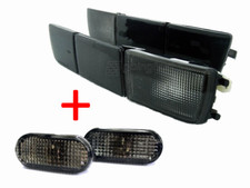 Frontblinker Blinker Nebelscheinwerfer + Seitenblinker SCHWARZ für VW Golf 3 III