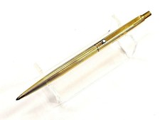 Montblanc SL SlimLine Kugelschreiber Gold gestreift mit "Margret" Gravur um 1982