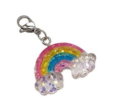 Regenbogen Glitzer Charm Clip