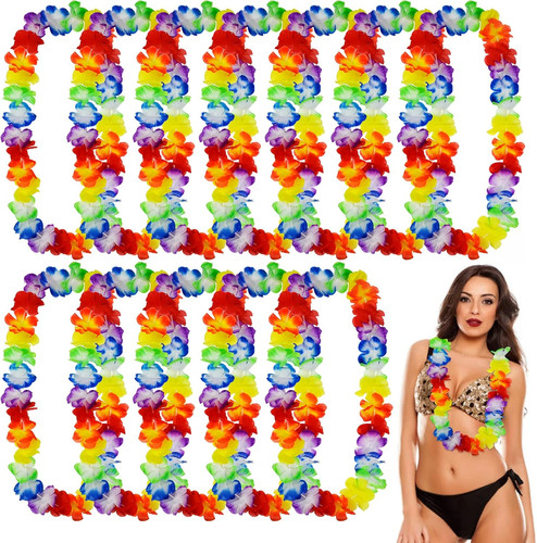 Bunt hawaii kette blumen - bunt,