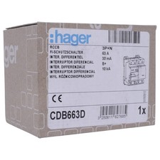 HAGER CDB663D RESIDUAL CURRENT