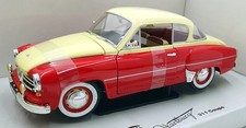 Revell 1/18 Scale Diecast 08418 - Wartburg 311 Coupe  - Pale Yellow/Red
