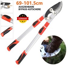 Profi Amboss Astschere Teleskopstiel Gartenschere Baumschere Astschneider Schere