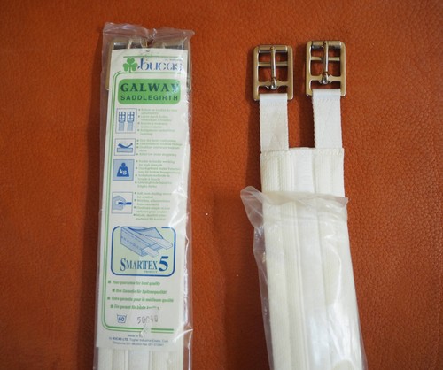 Bucas sattelgurt 140cm weiß - bucas,