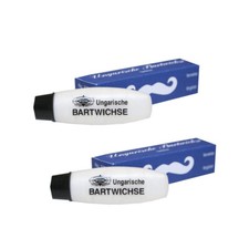 Ungarische Bartwichse Tube zum Bartmodellieren farblos 13g - Bartwachs 2er Set