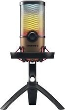 CHERRY UM 9.0 PRO USB Mikrofon mit RGB Gaming/Streaming Microphone Schwarz
