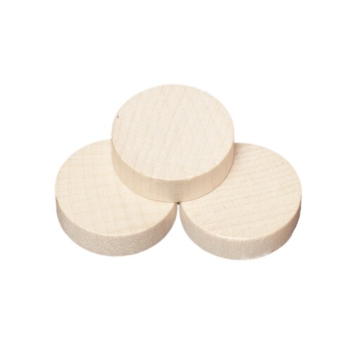 Spielsteine rund holz - -,