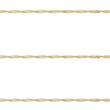 Frauen Mädchen Singapur Hals Kette Echt Gold 585 Collier Vario Länge 45 42 cm