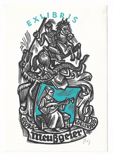 Herbert ott exlibris für - ott:,