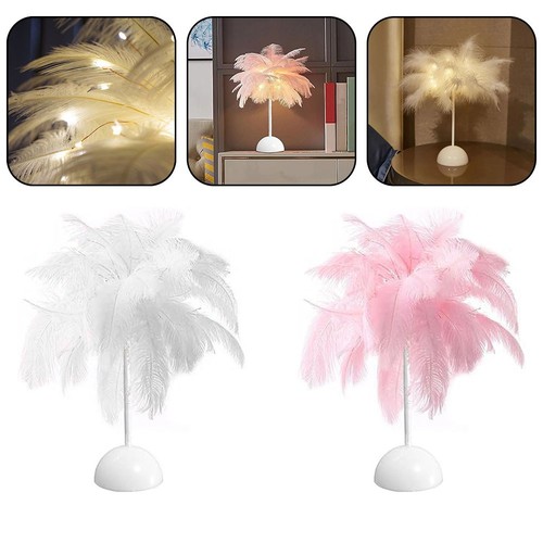 Stilvolle feder tischlampe - stilvolle,