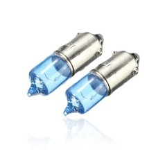 2X H6W BAX9s 6W 12V Xenon Look Halogen Lampen Set Standlicht Ersatz LED