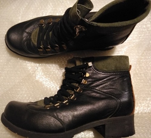 Top leder trachten boots - top,