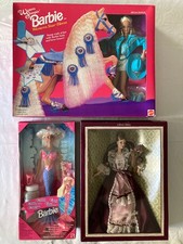 Barbie Western Stampin & Horse, Victorian mit Cedric Bear, Bubbling Mermaid 90er