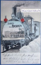 Ansbach  Bahnhof Lokomative