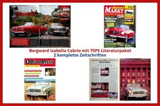Borgward Isabella Cabrio mit 75PS Literaturpaket - 2 komplette Zeitschriften