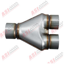 Edelstahl Auspuff Y Rohr