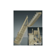 Creal 79838 Universalbausatz Treppe natur 1:12 für Puppenhaus NEU!°