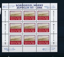 044) Zeppelin NT, Kleinbogen Bordsiegelmarken 2006