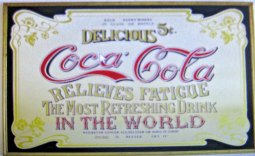 Coca cola spiegel 26 - 31, cm