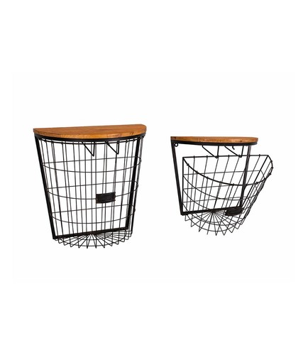 2er wandkorb set körbe - 2er,