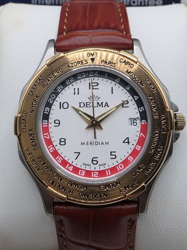 Delma meridian worldtimer - meridian,