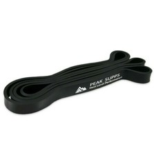 Widerstandstraining Band - schwarz 1m Schleife (41") | Max Resistance 20 kg | Klimmzug