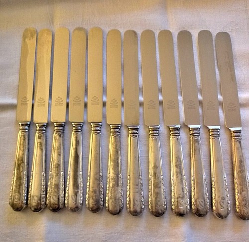 Tafelmesser 800 silber - 12, tafelmesser,