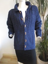 OILILY FEINSTRICKJACKE WOLLJACKE GR.176 (GR.38) BLAU