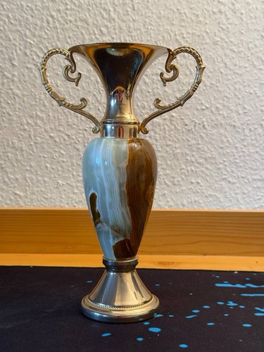 Vintage onyx vase mit - vintage,