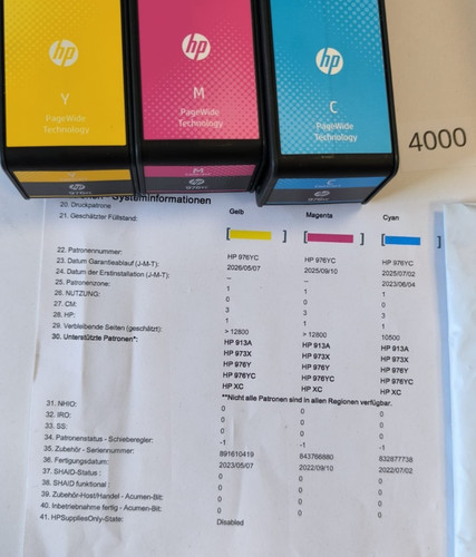 Tinte 976yc l0s29yc l0s30yc - l0s29yc,