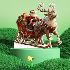 Weihnachten rentier schlitten - weihnachten,