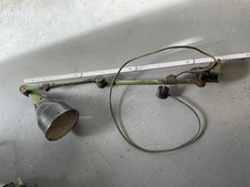 Midgard Bauhaus Gelenk-Werkstattlampe, alte DDR Leuchte Industrie-Design