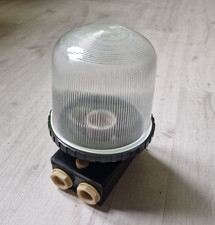 DDR Industrielampe schwarz