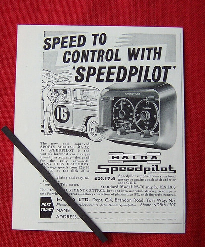 Halda speedpilot rallye - speedpilot, iv