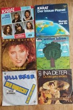 Single Bundle 166: 6x 7" Karat Grobschnitt Ulli Bäer Deutschrock Sammlung VG VG+