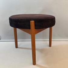 Hocker Spottrup Teak schwarzes